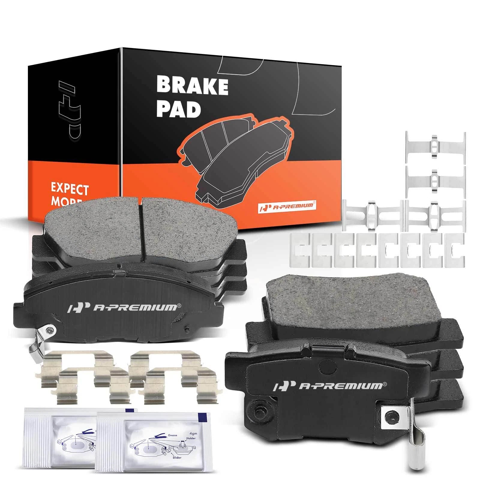 8x Ceramic Brake Pads for Honda Accord (1991–2002) Acura CL