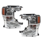 Halogen Headlights Pair for Ford F-250 F-350 F-450 Super Duty (2020–2022)