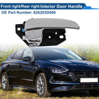 Interior Door Handle for Hyundai Sonata (2001–2005) No. 826203D000 Black Chrome