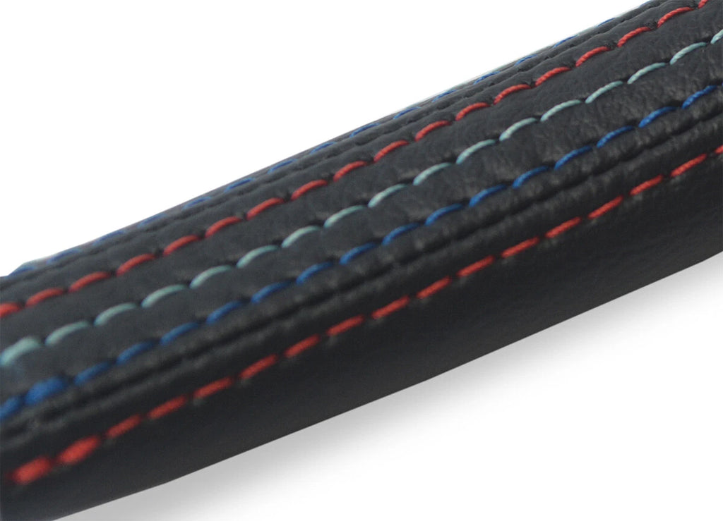Leather E Brake Boot Cover for BMW E30 (1984–1991) Black M Type Stitch
