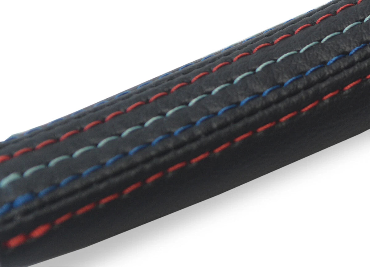 Leather E Brake Boot Cover for BMW E30 (1984–1991) Black M Type Stitch