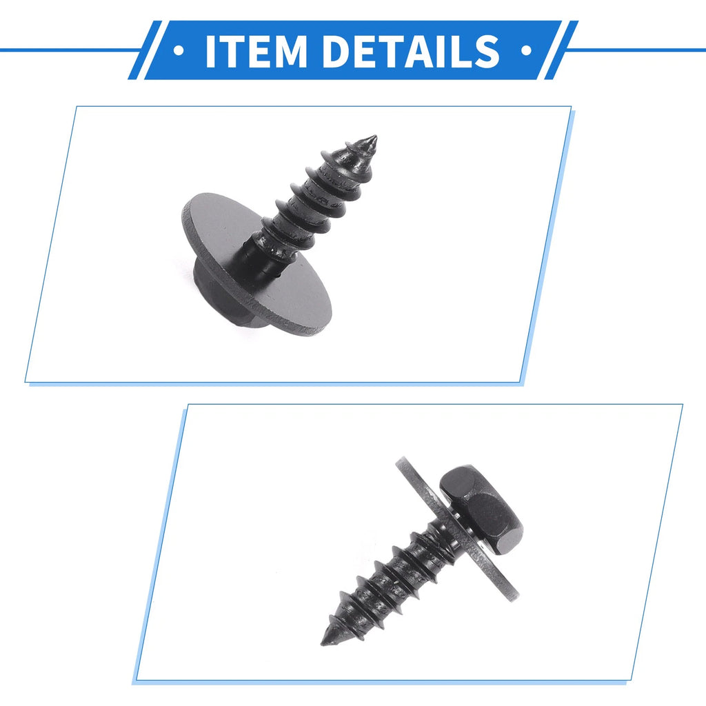 40 Pcs Fender Liner Splash Shield Bumper Cover Screw for Toyota Avalon (1995–2023)