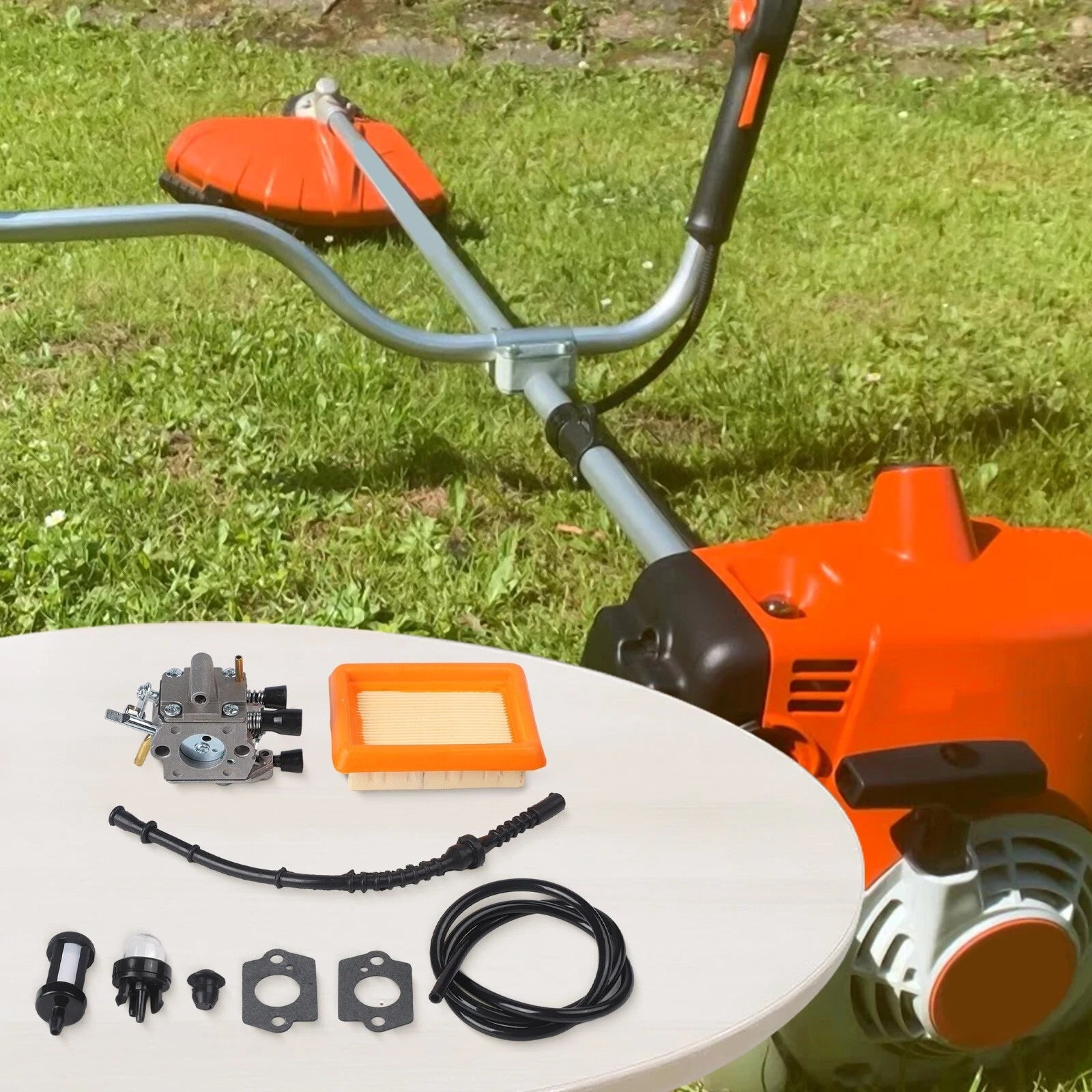 Carburetor with Complete Kit for FS120 FS200 FS250 FS300 FS350
