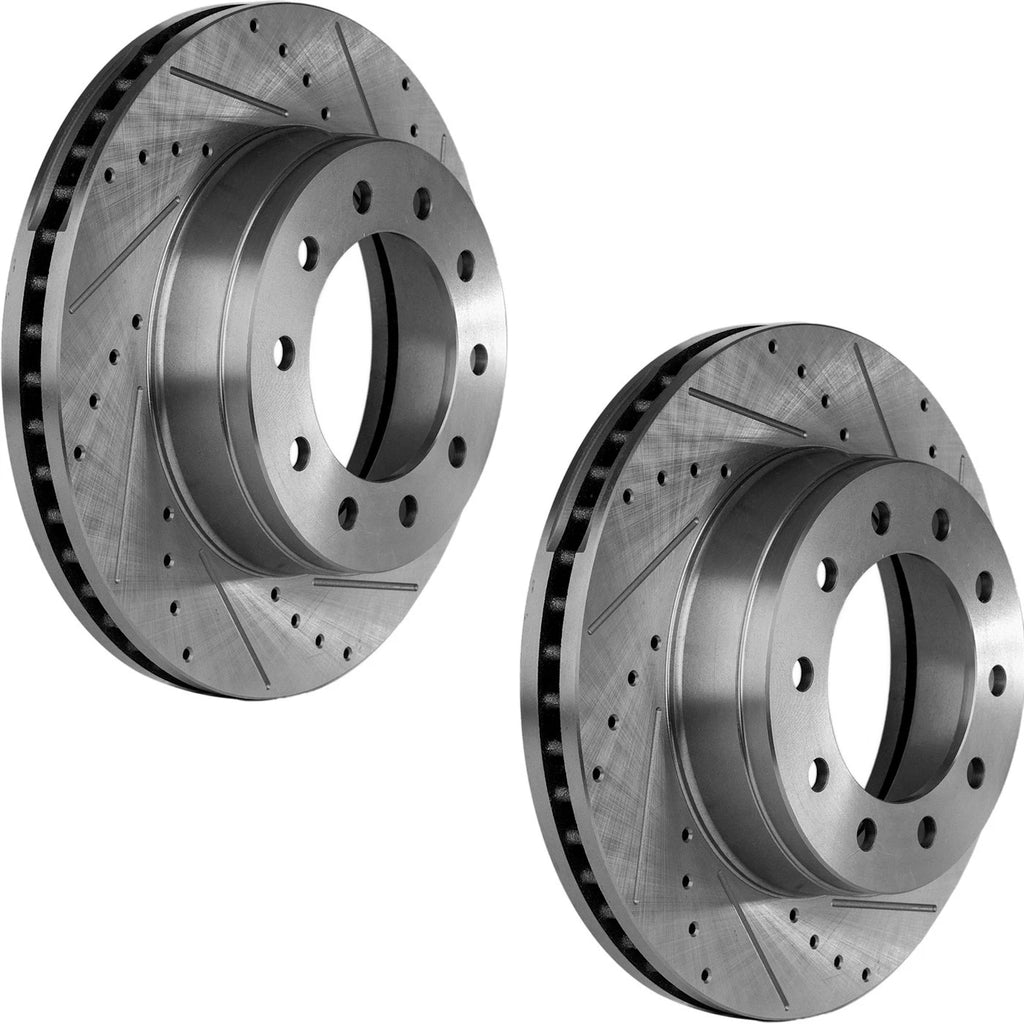 Front Brake Disc Rotors for Ford F450 F550 Super Duty (2005–2016)