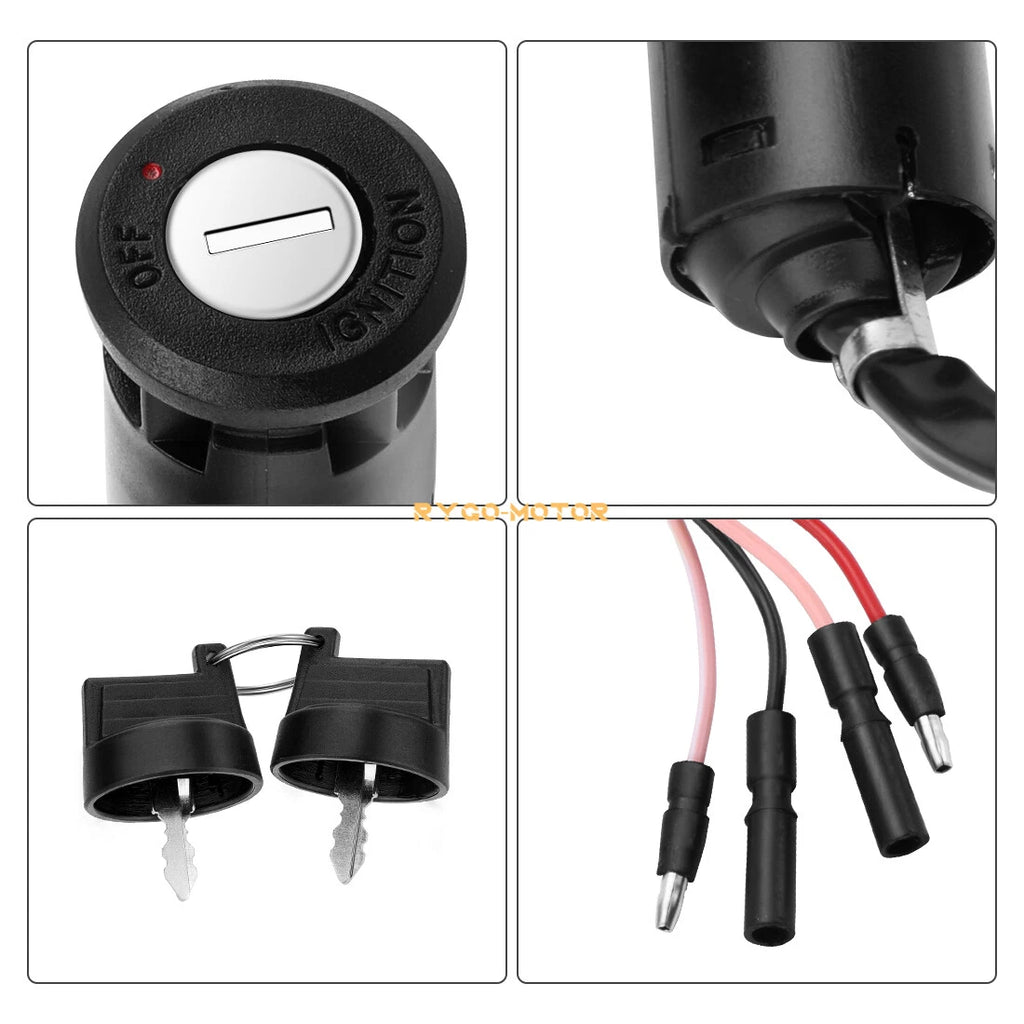 Ignition Key Switch for Honda TRX300 Fourtrax 2x4 (1990–2000)