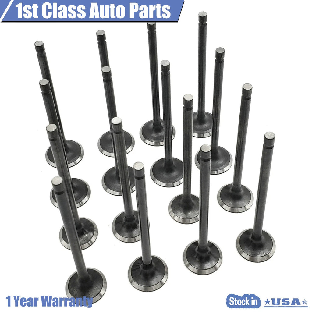 16PCS Intake Exhaust Valve Kit for Mitsubishi Lancer Mirage (1992-2007)