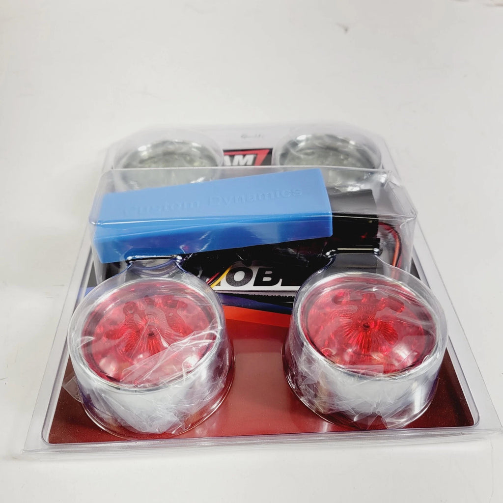 Probeam Bullet Bezel Turn Signal Kit for Harley FLH (2010–2013) PB-SS-BB-C