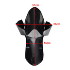 Front Fender Mudguard for Kawasaki Versys 650 1000 1100 (2019–2026) Black