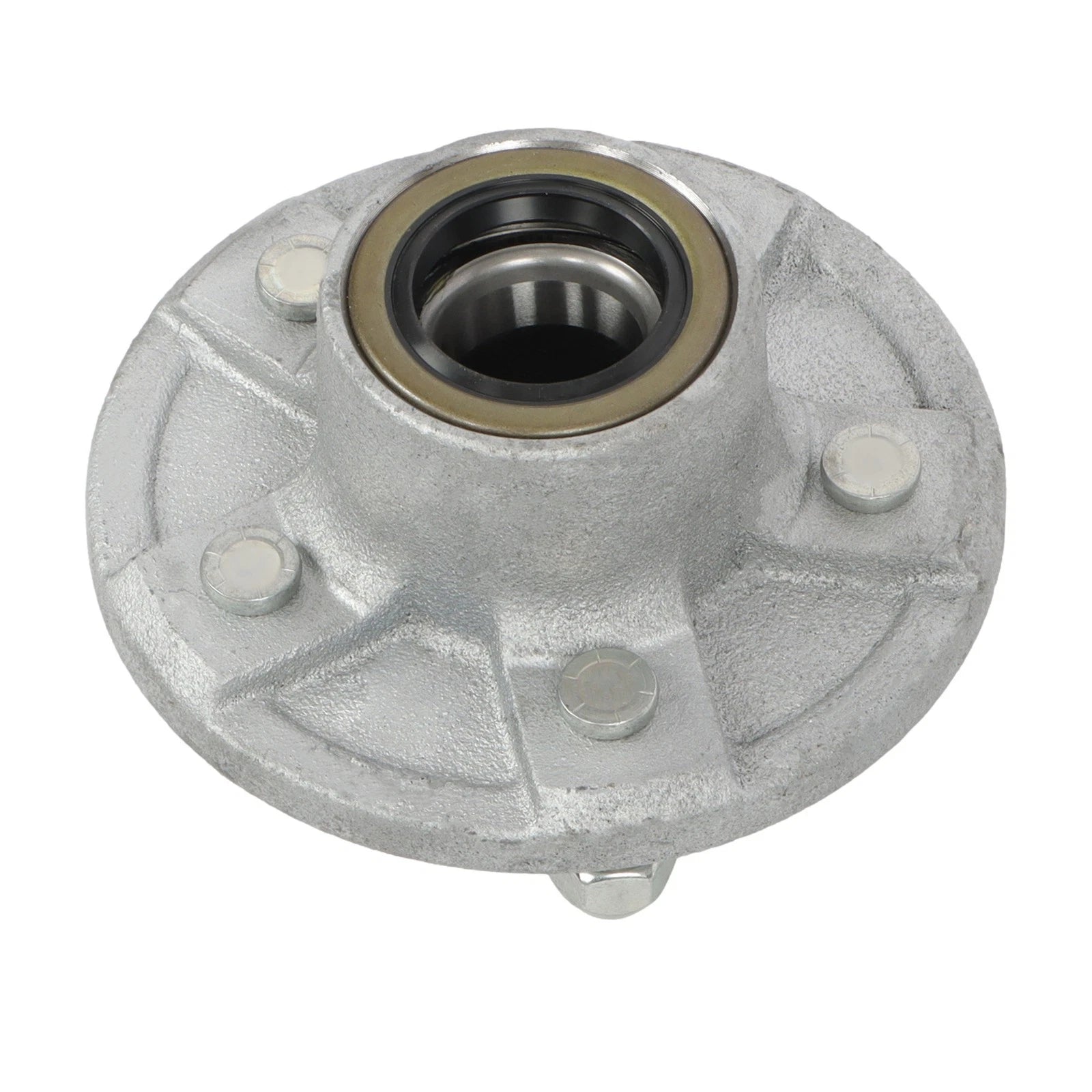 5 Lug Galvanized Pre Greased Trailer Hub for 3500lb Trailer Axle 