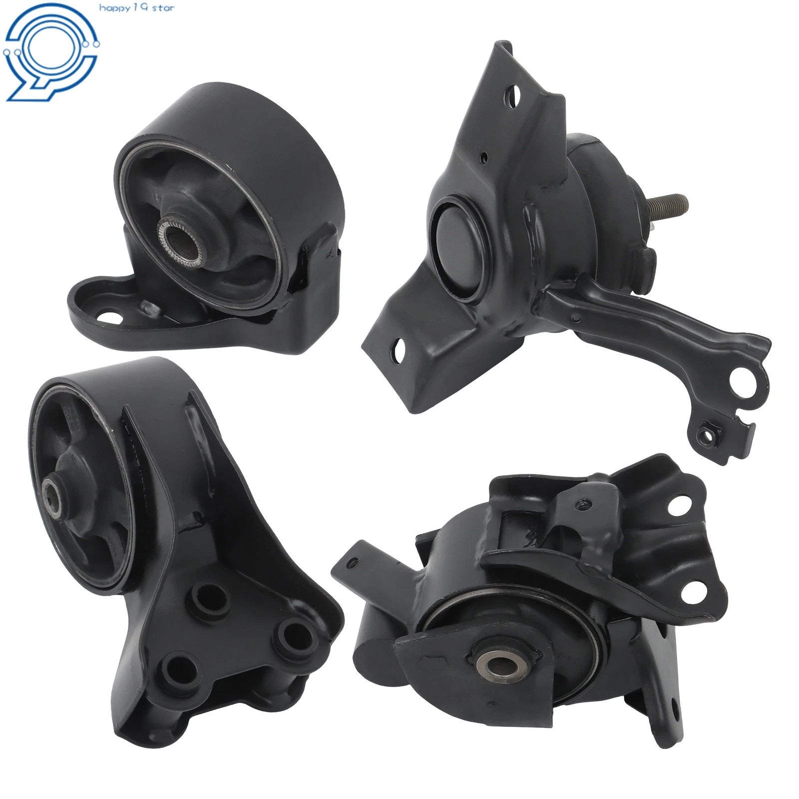 Set of 4 Motor & Trans Mounts for Hyundai Tiburon Elantra (2001–2006)