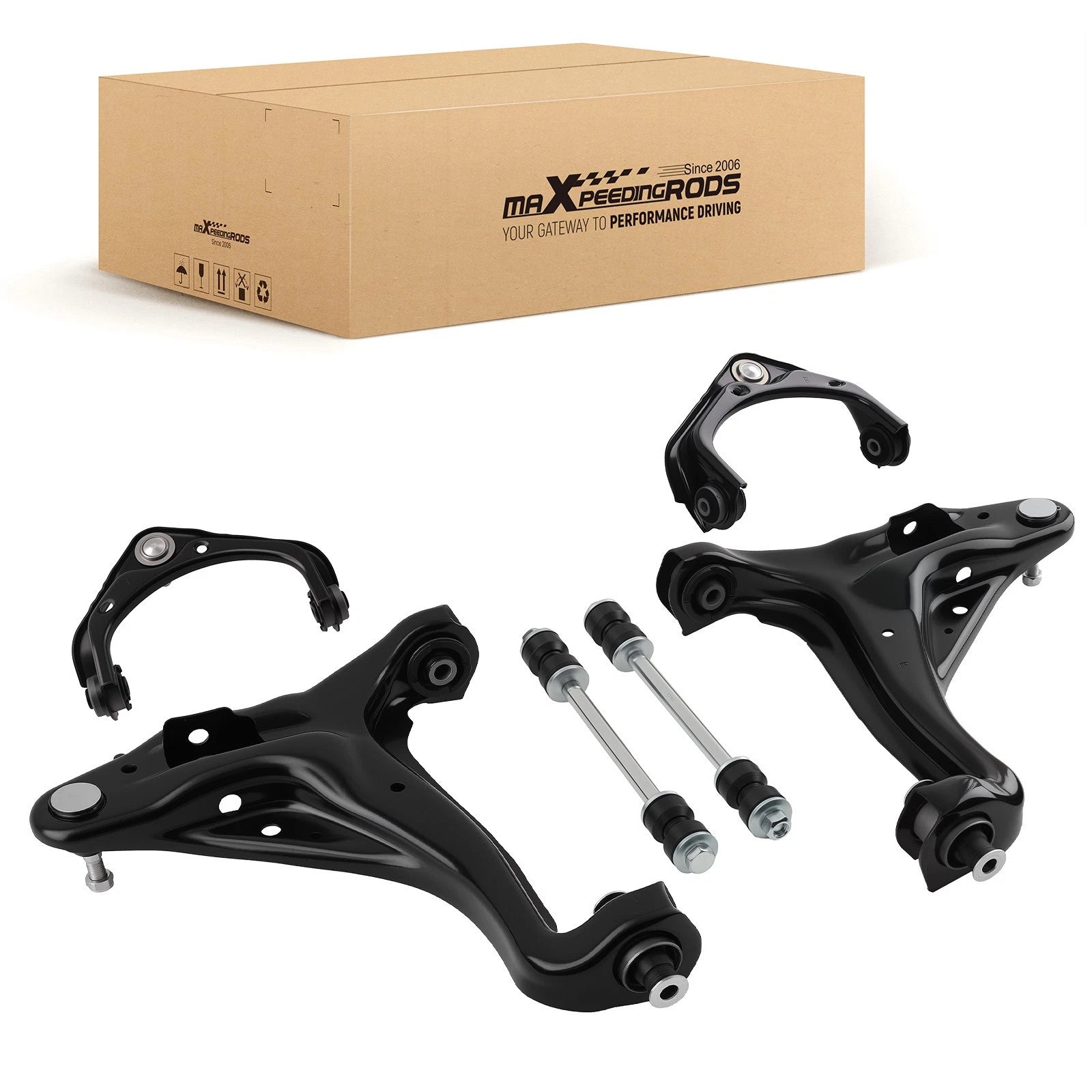Front Upper Lower Control Arms Suspension Kit for Ford Explorer Mountaineer (2006)