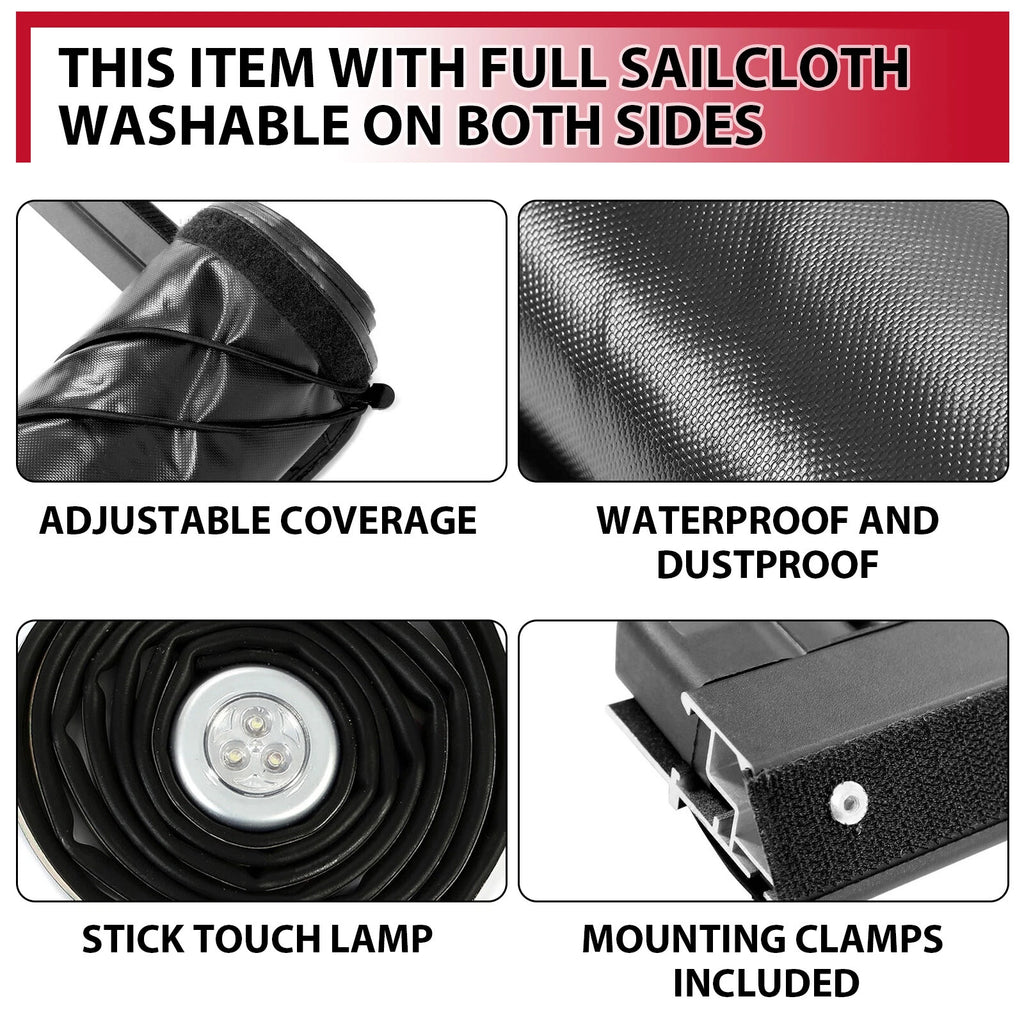 Soft Roll-Up Tonneau Cover for Chevy Silverado Sierra 1500 (1988–2007)