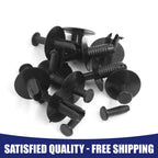 Set of 4 Hole Plastic Push-in Rivet Retainer Fasteners for BMW 