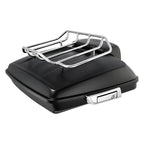 Matte Razor Trunk Backrest Mount Rack for Harley Touring Road Glide (2014–2026)
