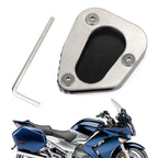 Kickstand Sidestand Enlarger Plate Pad for Yamaha FJR1300 (2006–2017) Black