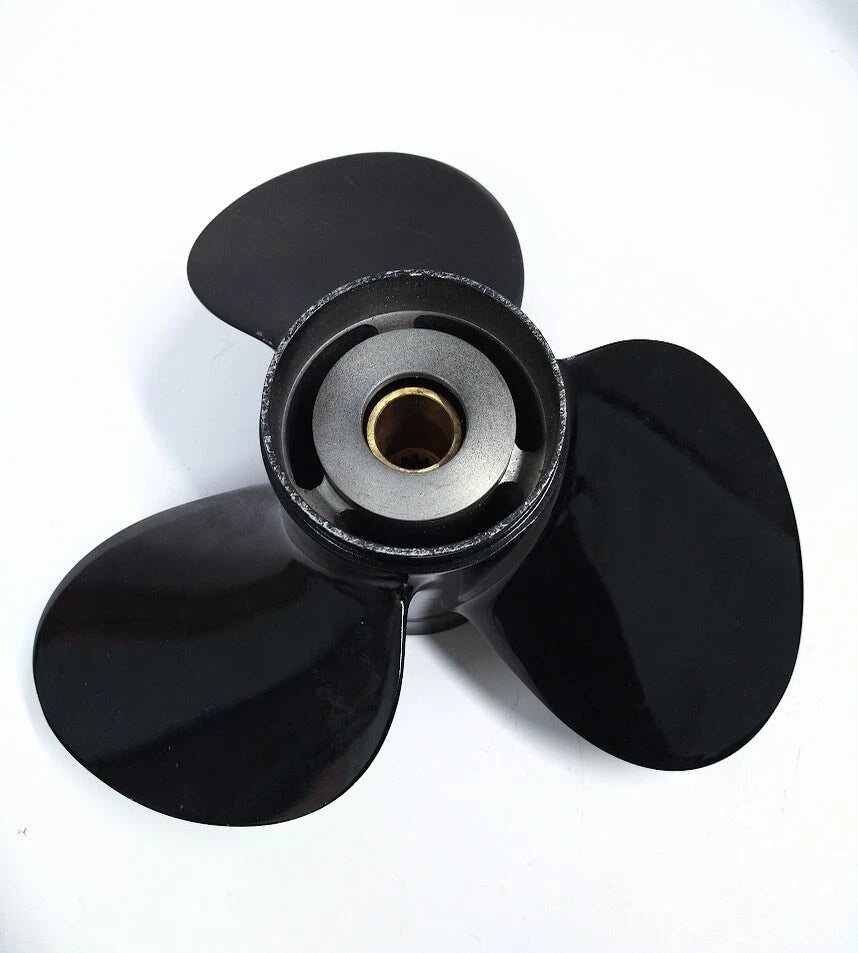 3X 13.75 x 13 Black Aluminum Propeller for Yamaha
