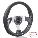 320mm Steering Wheel with Horn Button for Universal Fit (6 Hole)