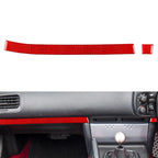 Red Front Center Console Dashboard Strip Cover Trim for Honda S2000 (2004-2009)