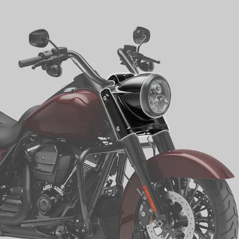 7'' Round Headlight Nacelle Cover for Harley Touring Road King (2014–Present)