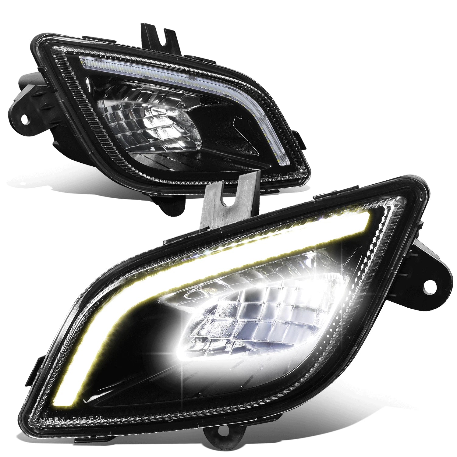 LED Fog Light Bar Assembly for Freightliner Cascadia (2018–2022)