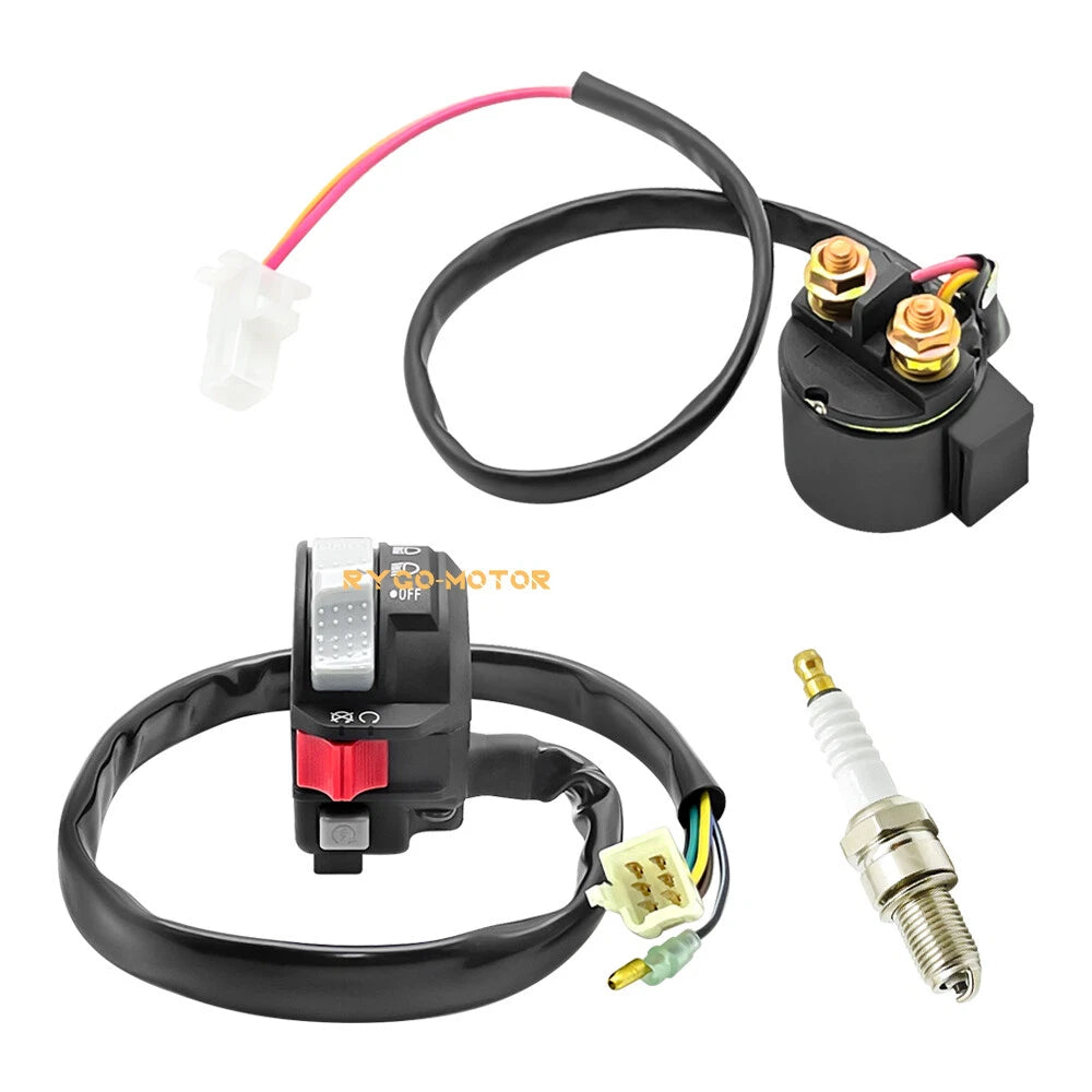 Handlebar Start Stop Switch Relay Spark Kit for Yamaha Warrior 350 (1996–2001)