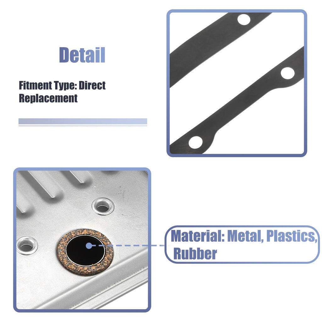 Set of 2 Transmission Filter Oil Pan Gasket Kit for Dodge Ram 1500 