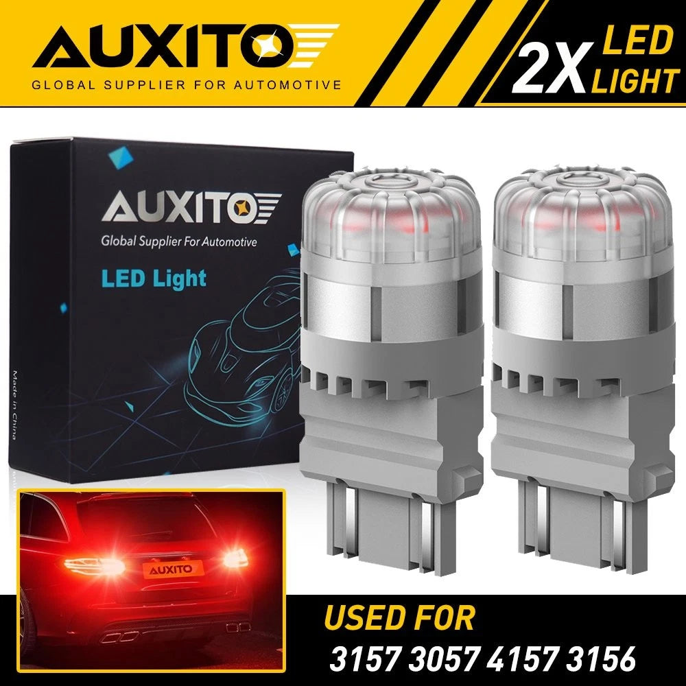 2X LED Brake Tail Stop Light Bulbs 3157 3057 3357 4057 4157 for Vehicles