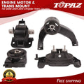 Set of 4 Engine Motor and Transmission Mounts for Chrysler Town & Country (2008–2010)