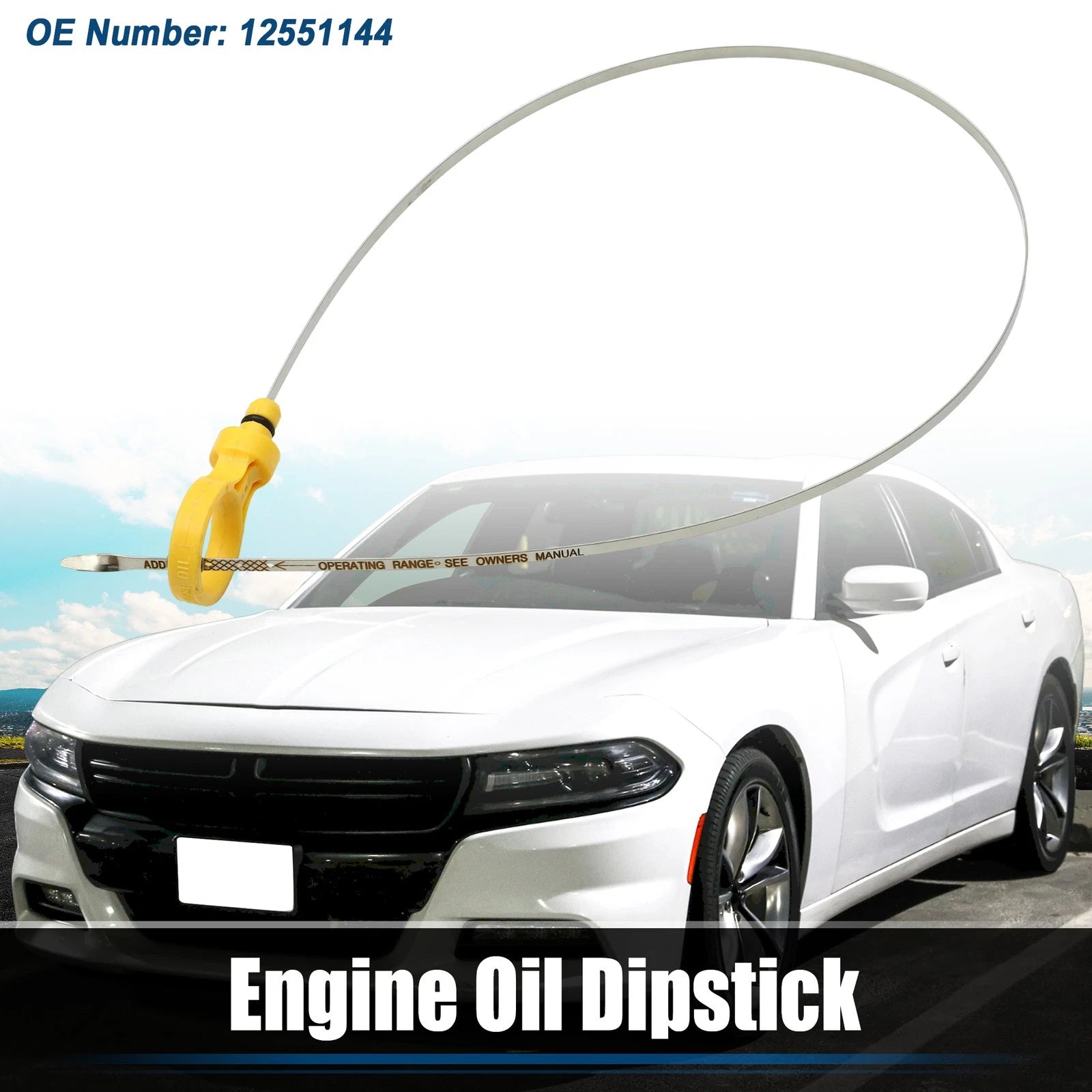 Engine Oil Fluid Level Dipstick for Chevrolet Camaro Z28 (No. 12551144)
