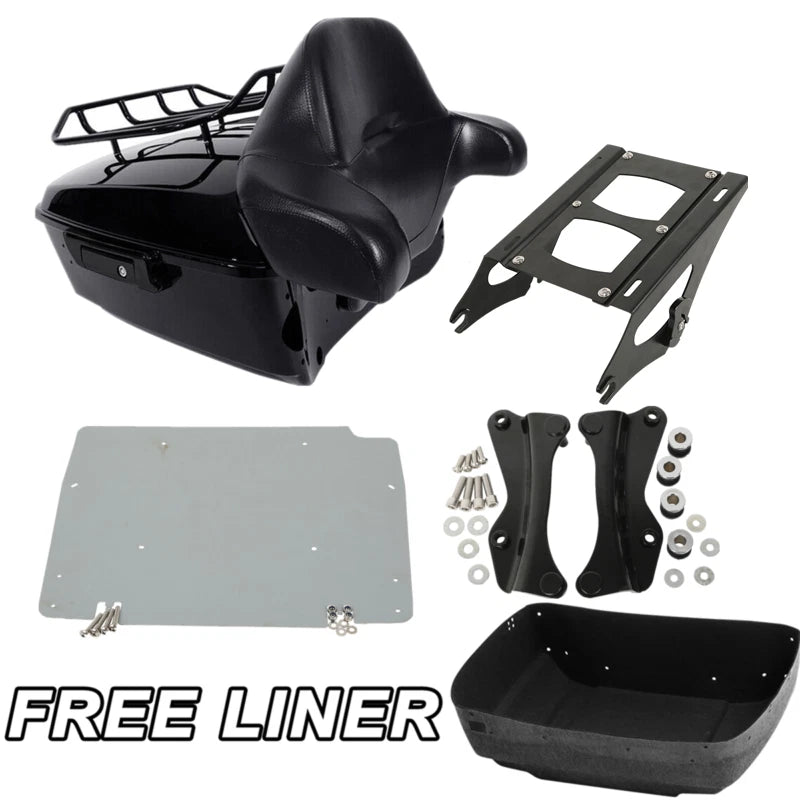 Trunk Mount Rack Base Plate Pad for Harley Electra Street Glide (2014–2025)