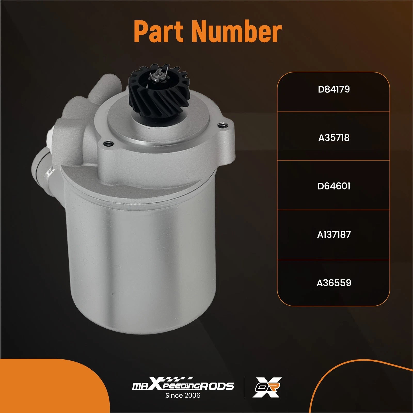 Power Steering Pump for Case Backhoe 580SD 580C
