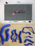 52mm Aluminum Radiator & Hose for Nissan Silvia 180SX S13 (1989-1994)