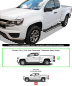 6-Inch Running Boards for Chevy Colorado GMC Canyon (2015-2022)