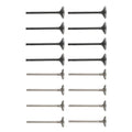 16pcs Engine Valves for GM ECOTEC 2.0 2.2 2.4 (2000–2010)