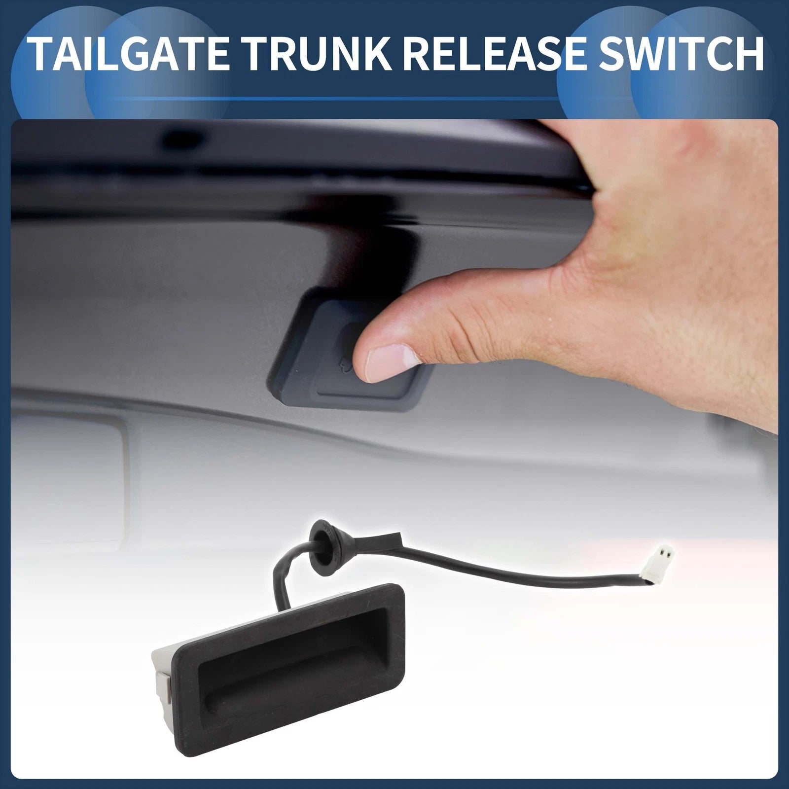 Tailgate Trunk Release Switch for Ford Focus II, C-MAX (2005–2011) No. 3M5119B514AC