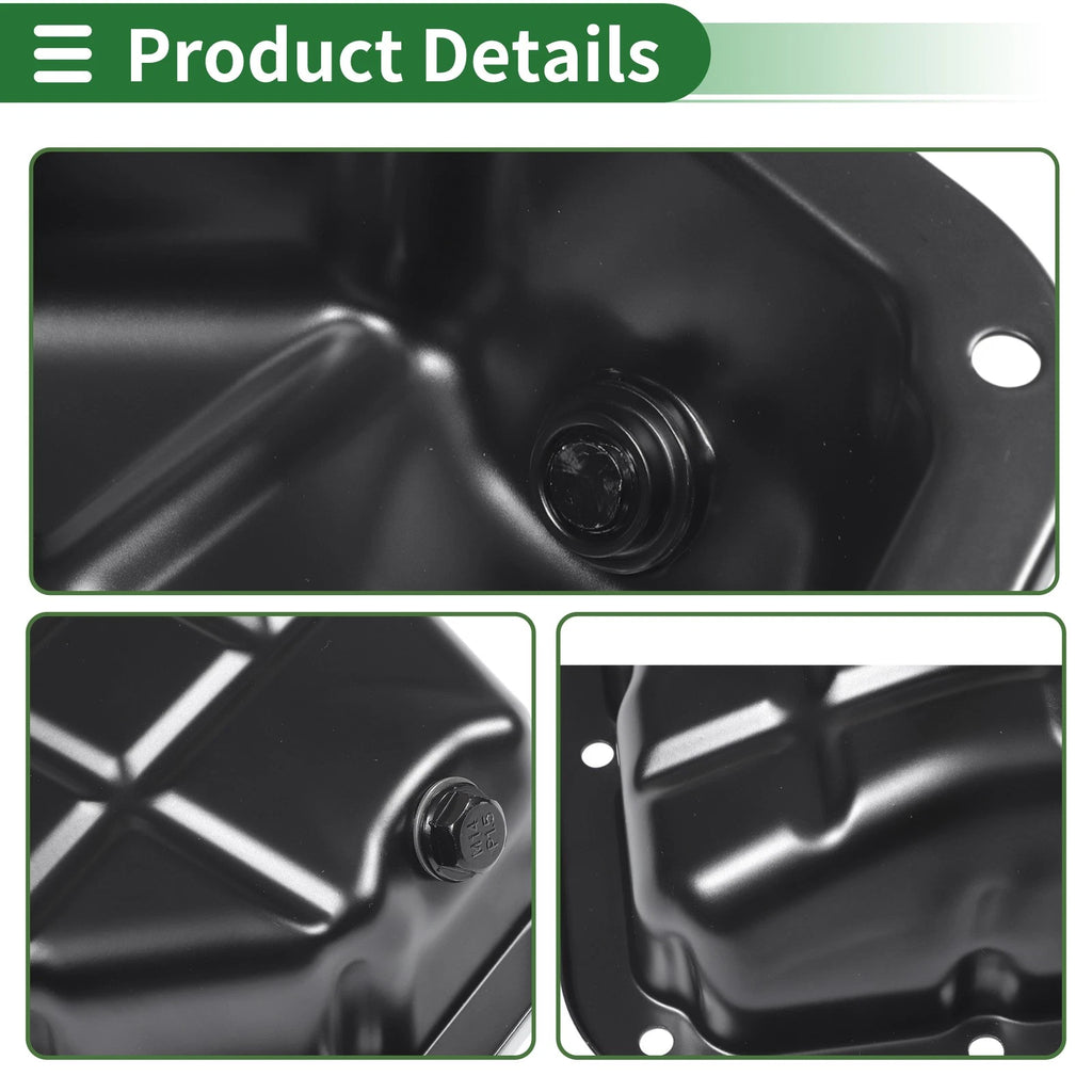 1 Pc Engine Oil Pan No. 215103C150 for Hyundai Sonata (2009–2010) Iron Black