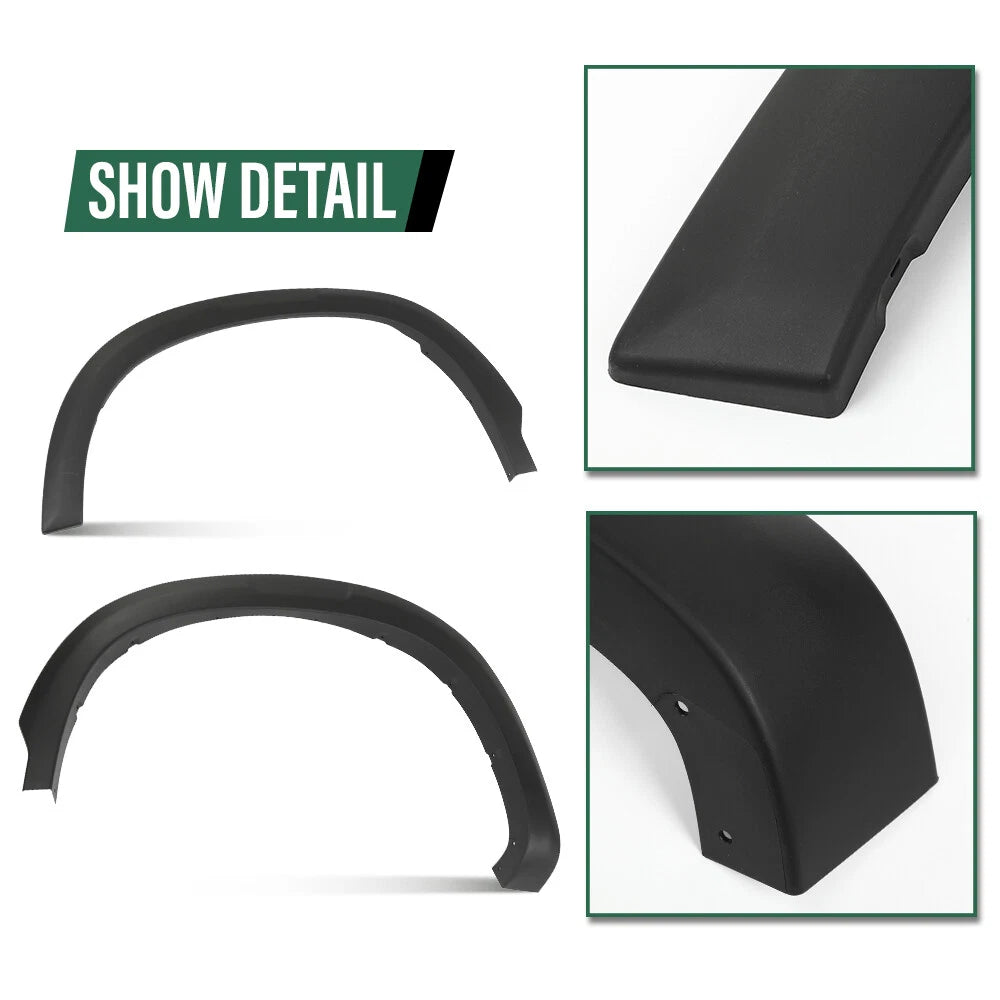 Set of 4 Fender Flares for Chevrolet Silverado 1500 (2019–2024)