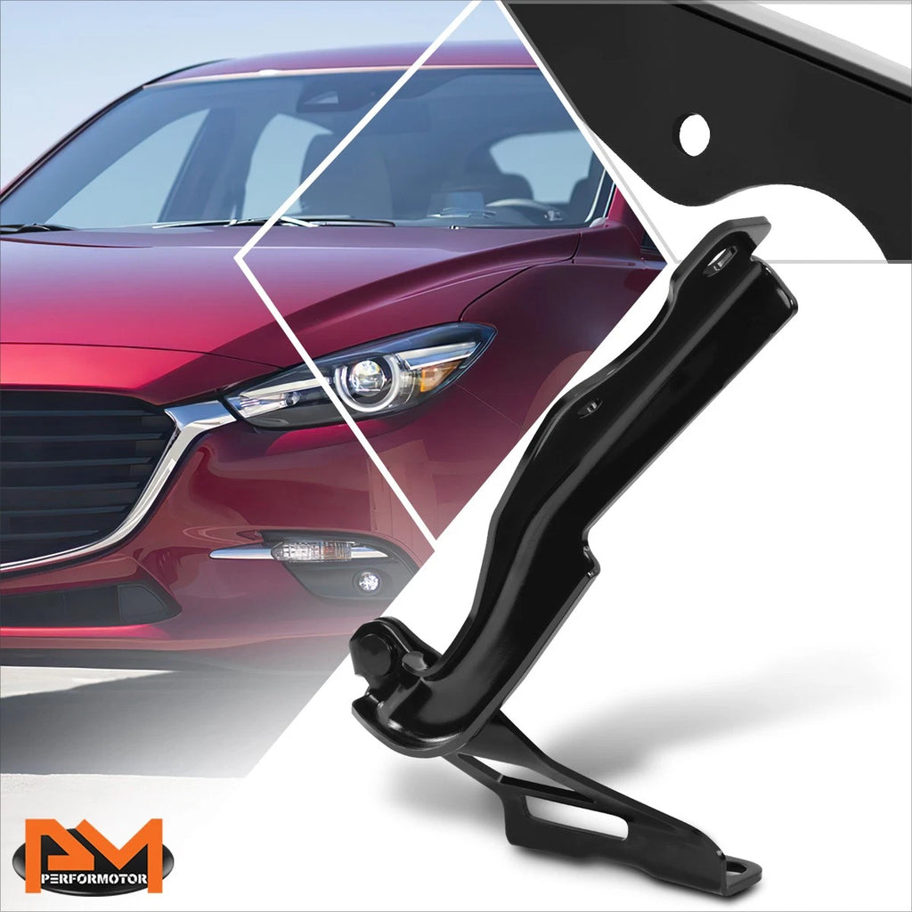 Left Driver Side Steel Engine Hood Hinge for Mazda 3 (2014–2018)