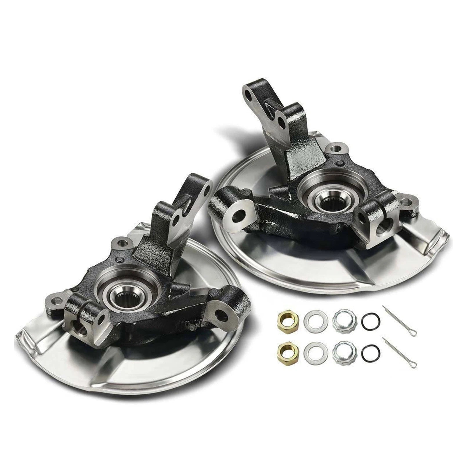 2X Front Knuckle & Wheel Bearing Hub for Dodge Caliber Jeep Compass (2007–2012)