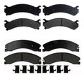 Set of 4 Ceramic Brake Pads for Chevrolet Express 3500, GMC Savana 3500