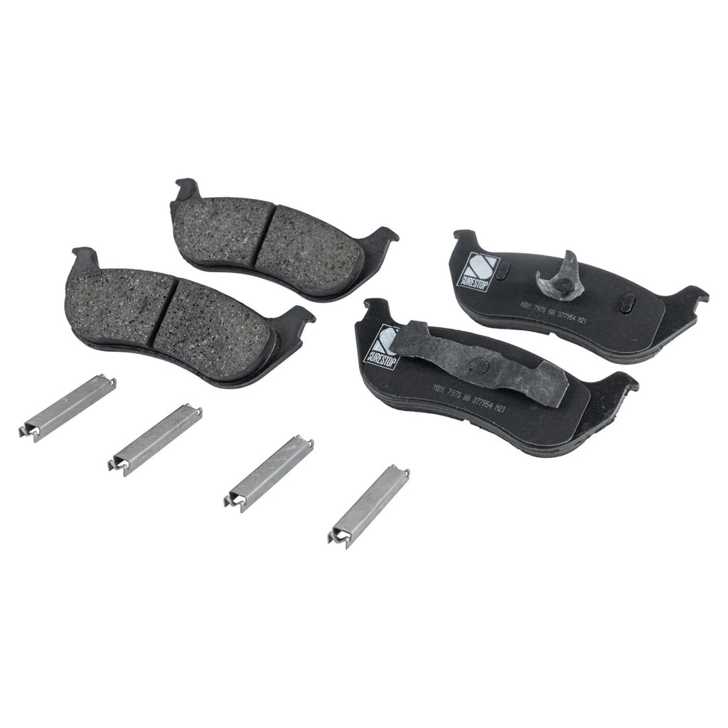 Set of 4 Brake Pads for Ford Explorer Mercury Mountaineer (2002–2004)