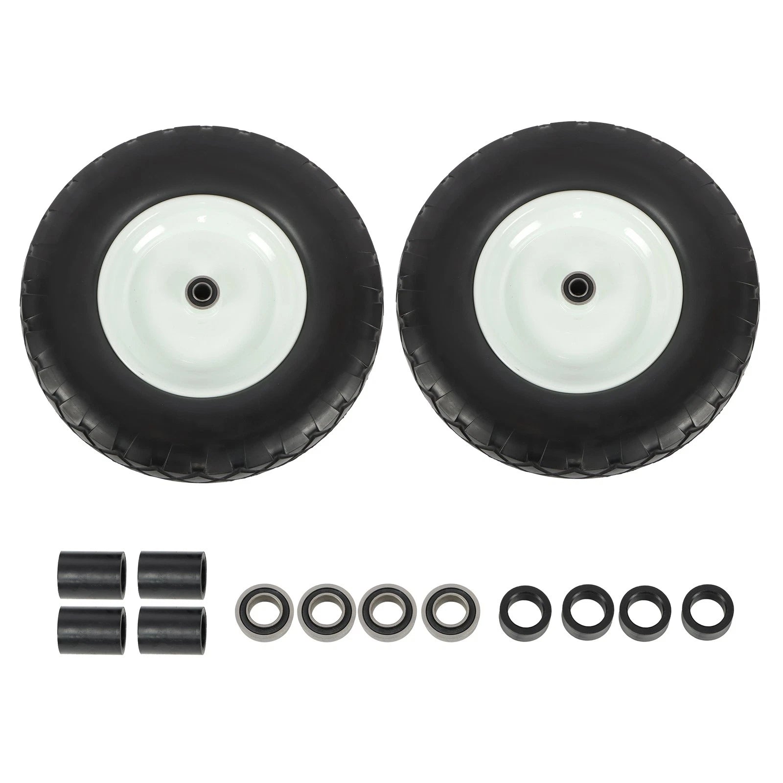 Solid Lawn Mower Tires for Trolley (16x4.80/4.00-8")