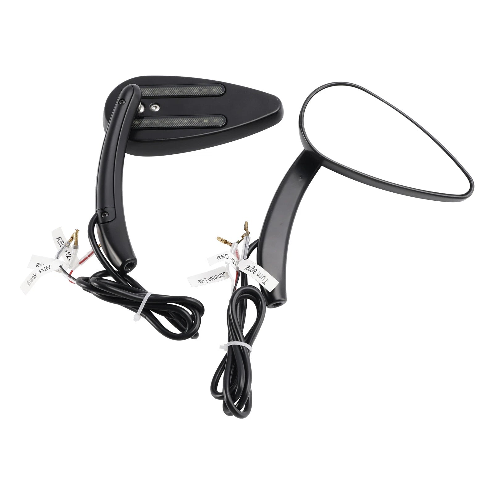 LED Turn Signal Mirrors for Harley Sportster 883 1200 (1990–2021)