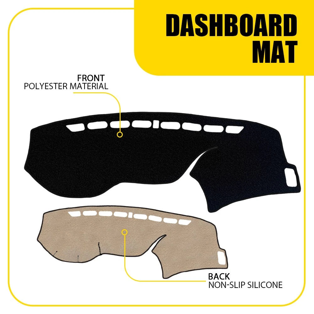 Dash Cover Mat for Honda Accord (2013–2017) - Black