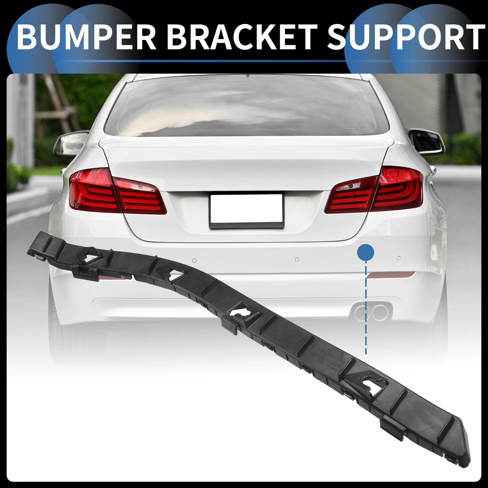 1pc Right Front Bumper Retainer Bracket No. 866141R000 for Hyundai Accent (2012–2017)