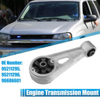 Lower Engine Motor Transmission Mount for Chevrolet (2000–2006) 95211295 95211296 96686601
