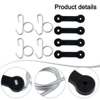 Latch Strap and Hook Set for 160793 Grass Catcher Mower (Replacement Parts)