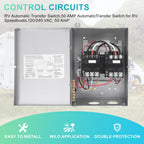 Automatic Transfer Relay Switch for RV Speedboats PD52 (Rated 240 VAC 50A)