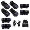 Set of 2 Ratchet Tie Down Straps 1.6in x 8ft for Truck Trailer