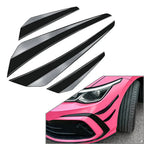 Front Bumper Side Spoiler Splitter for VW Golf 8 GTD GTE R Line (2020-2023)
